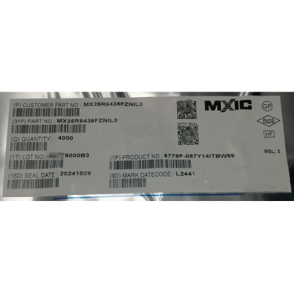 MX25R6435FZNIL0 product photo 1